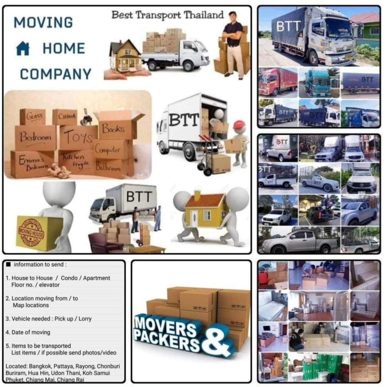 BTT – HOUSE / CONDO MOVING SERVICES IN SAMUI
 IF YOUR MOVING HOUSE, CONDO, BUSIN…